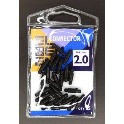 Конектор для вудки махової, ZEOX, 25шт/уп, діаметр 2,0мм